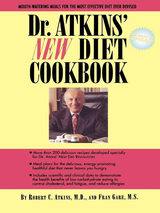 Cover image for Dr. Atkins' New Diet Cookbook